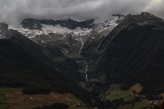 landscape photography of mountains in Zillertal Alps Italy