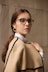 woman wearing brown and black coat