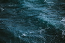 aerial view photography of sea