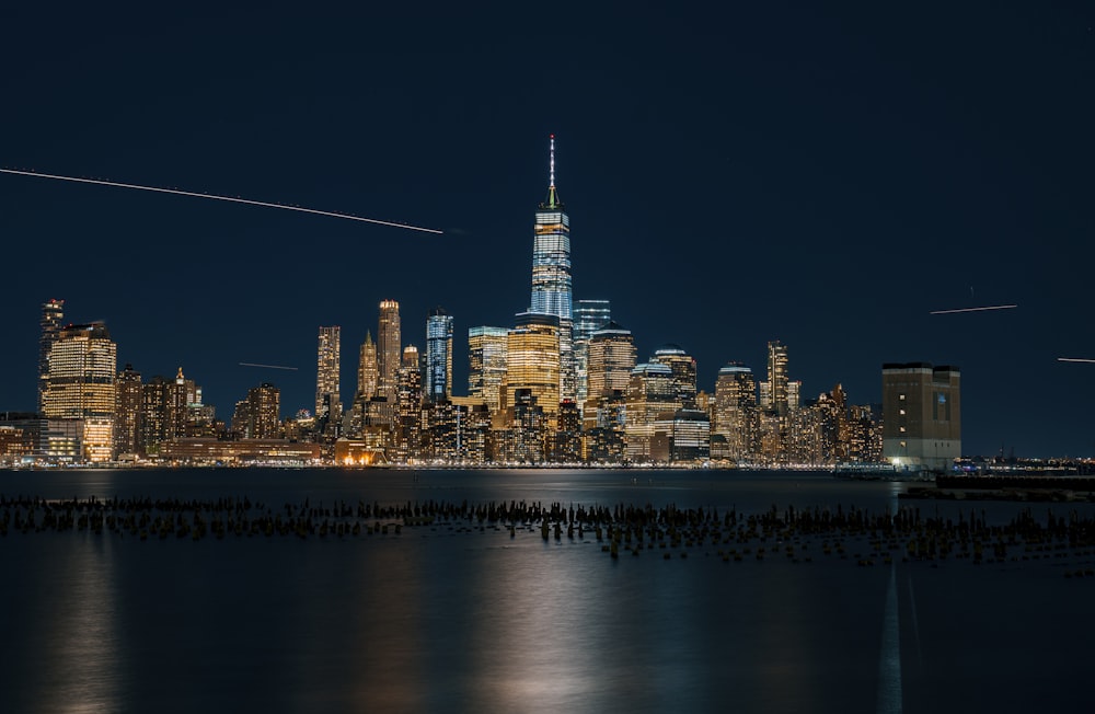 time lapse photography of skyscraper