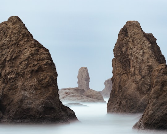 rock monolith in Bandon United States