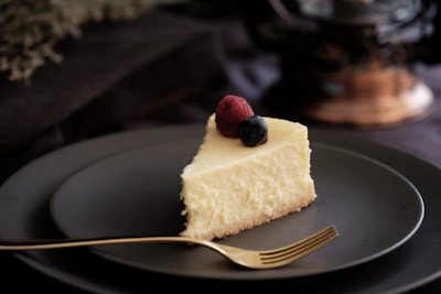 Cheesecake slice