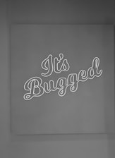 Minimalist black text 'Later Gator!' centered on a clean white background.