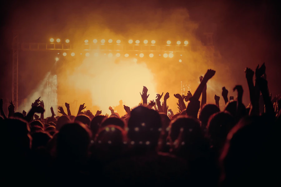 Event sound and lighting setup