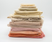 pile of cloth on white surface
