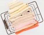 basketful of textiles