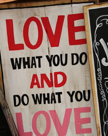 Love What You Do and Do What You Love poster