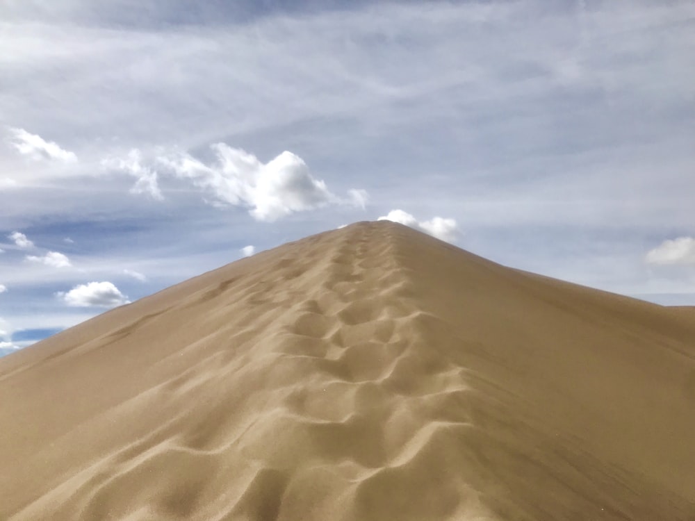 desert under clear blue sky