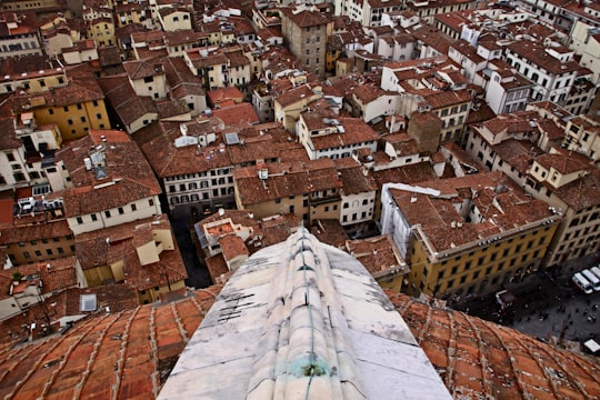 aerial photography of brown concrete buildings in Florence Italy