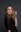 woman holding heft long blonde hair