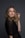 woman holding heft long blonde hair