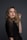 woman holding heft long blonde hair