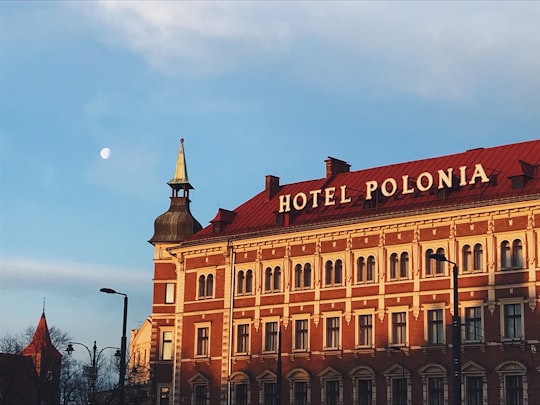 Hotel Polonia building in Kraków Poland