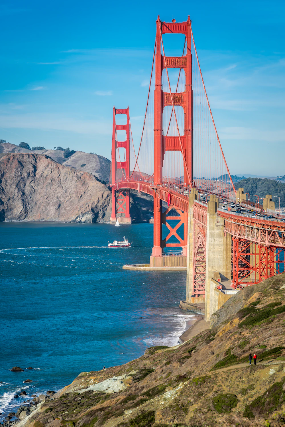 Golden Gate Bridge tower, San Francisco