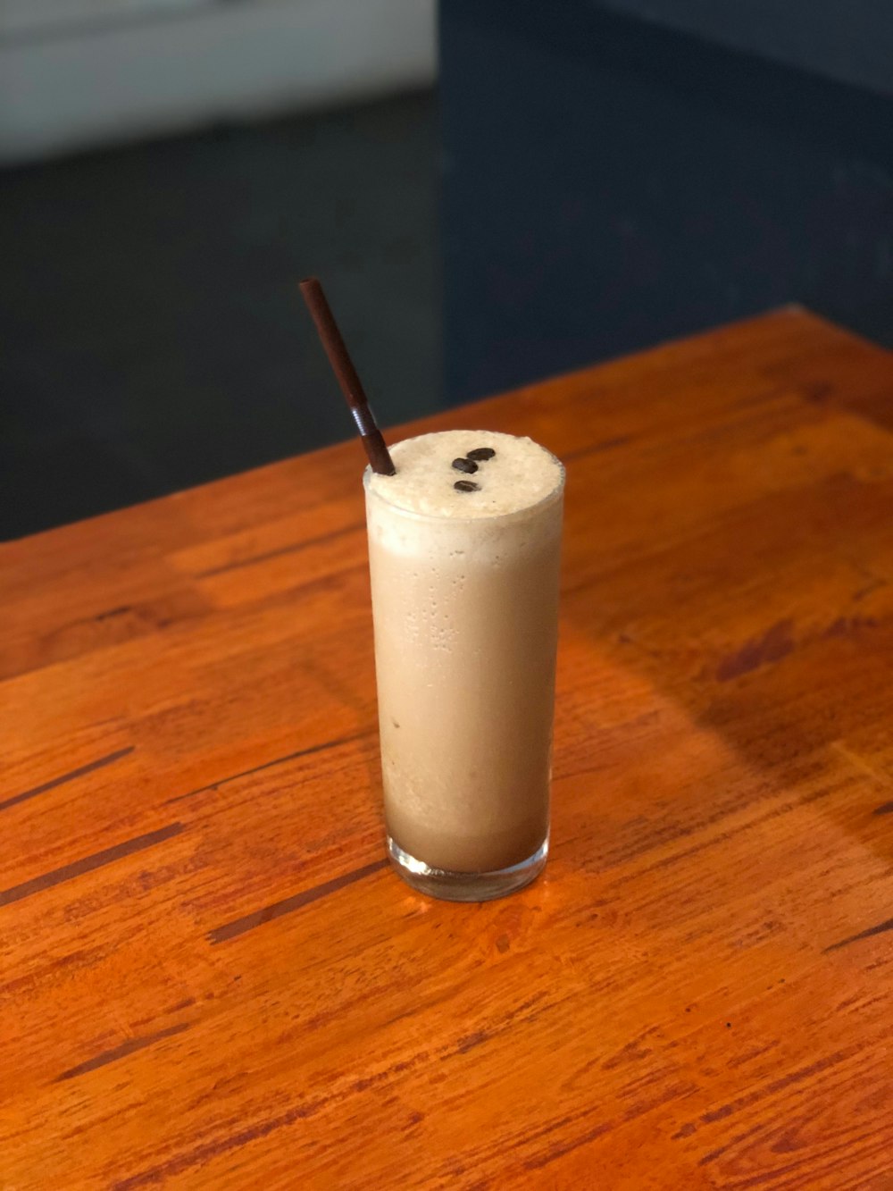 beverage shake on top of table