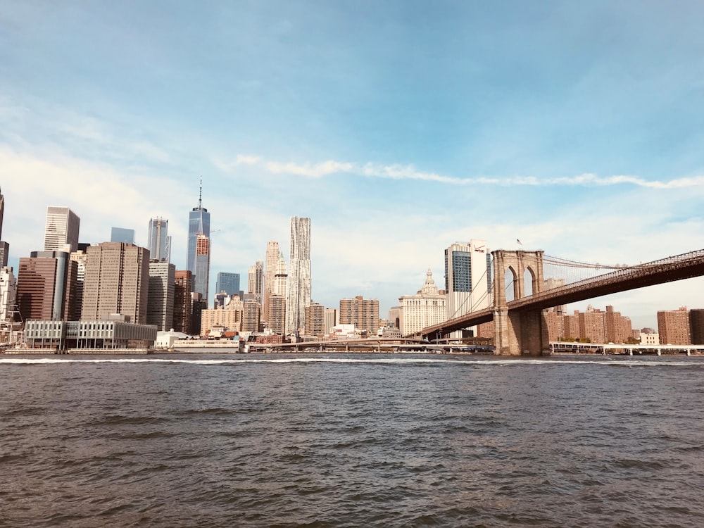 landscape photography of Brooklyn Bridge, New York at daytime