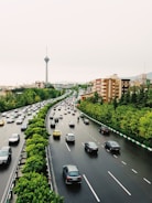 cars on roads