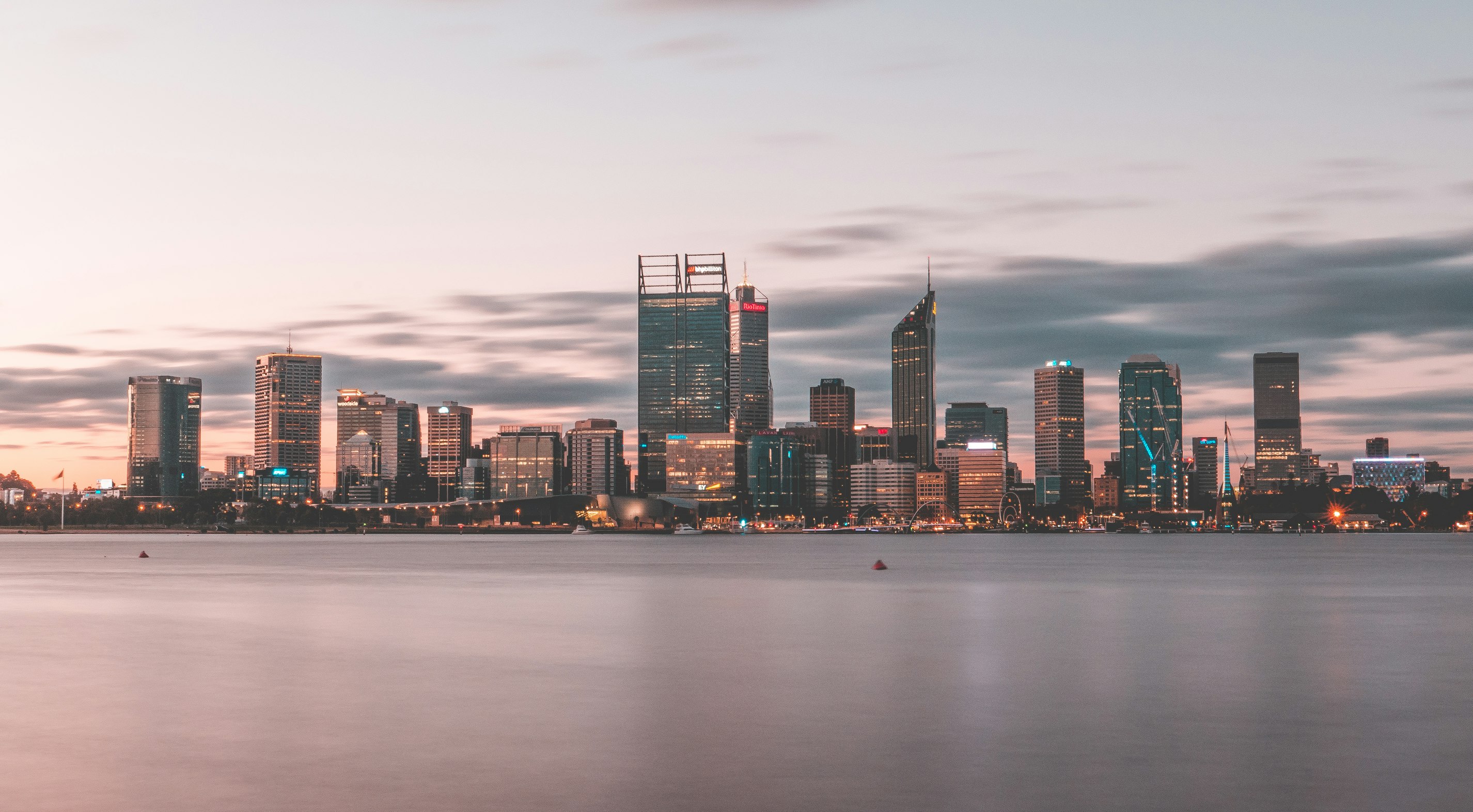View of Perth, Australia, the most unique digital nomad city.