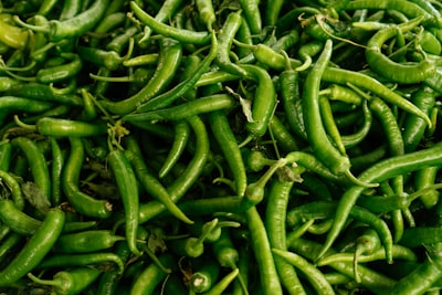 green chili vegetable teams background