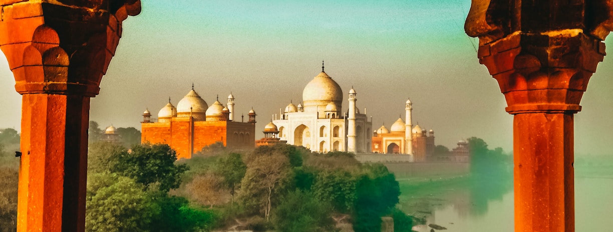 architectural photography of mosque