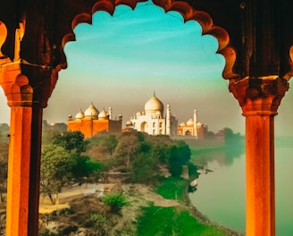 architectural photography of mosque