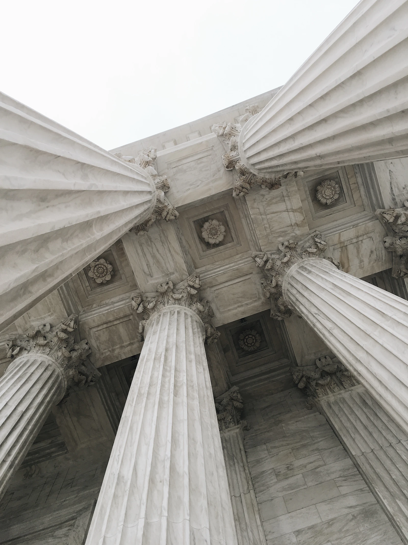 Classical courthouse columns