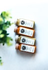 wellness shot and vitality shot glass bottles