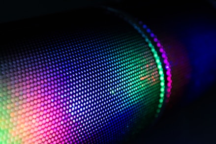 purple and blue light illustration