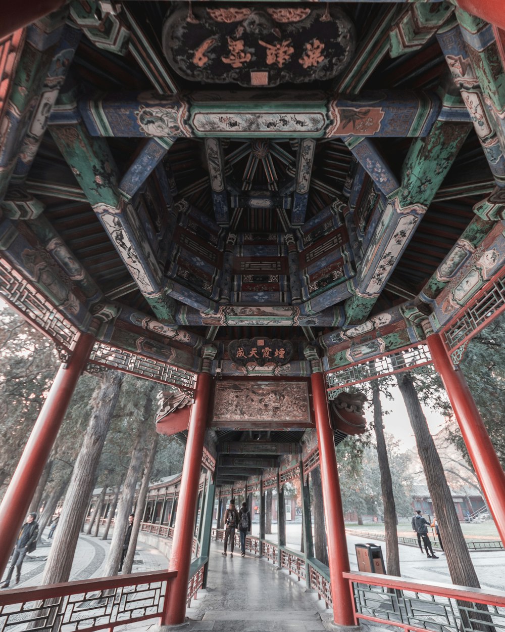 view of hallway temple