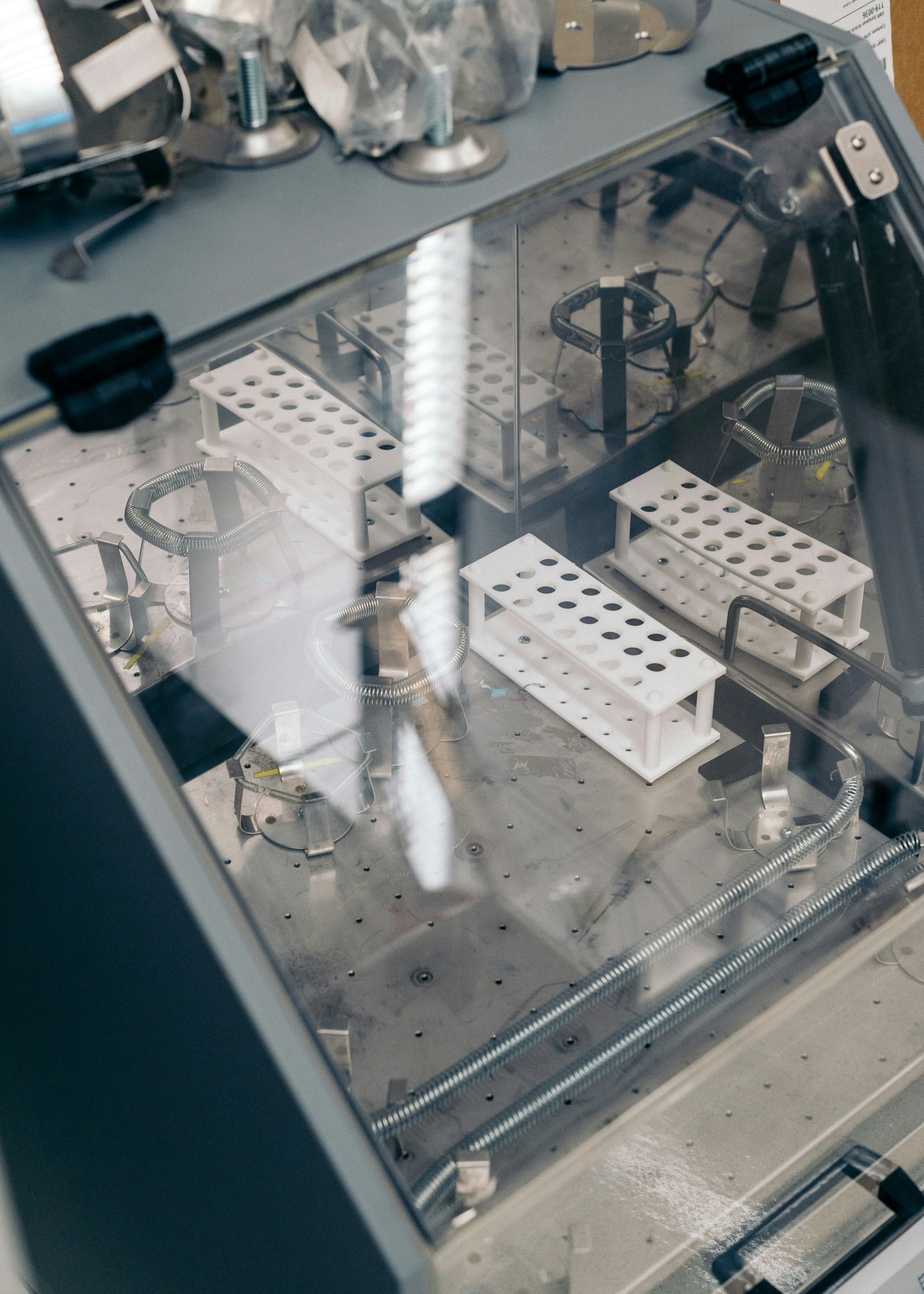 An incubator for cell culture experimentation.