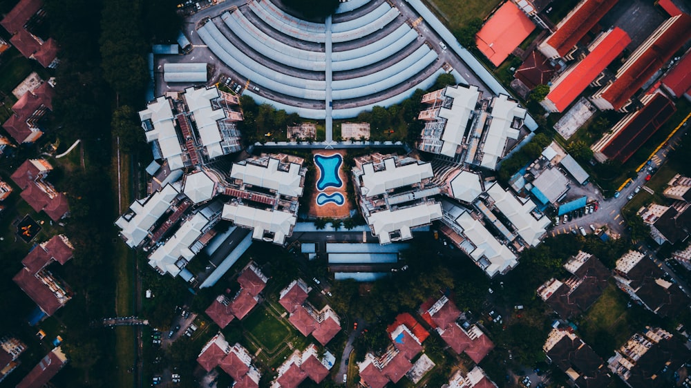 aerial view photography of high-rise buildings