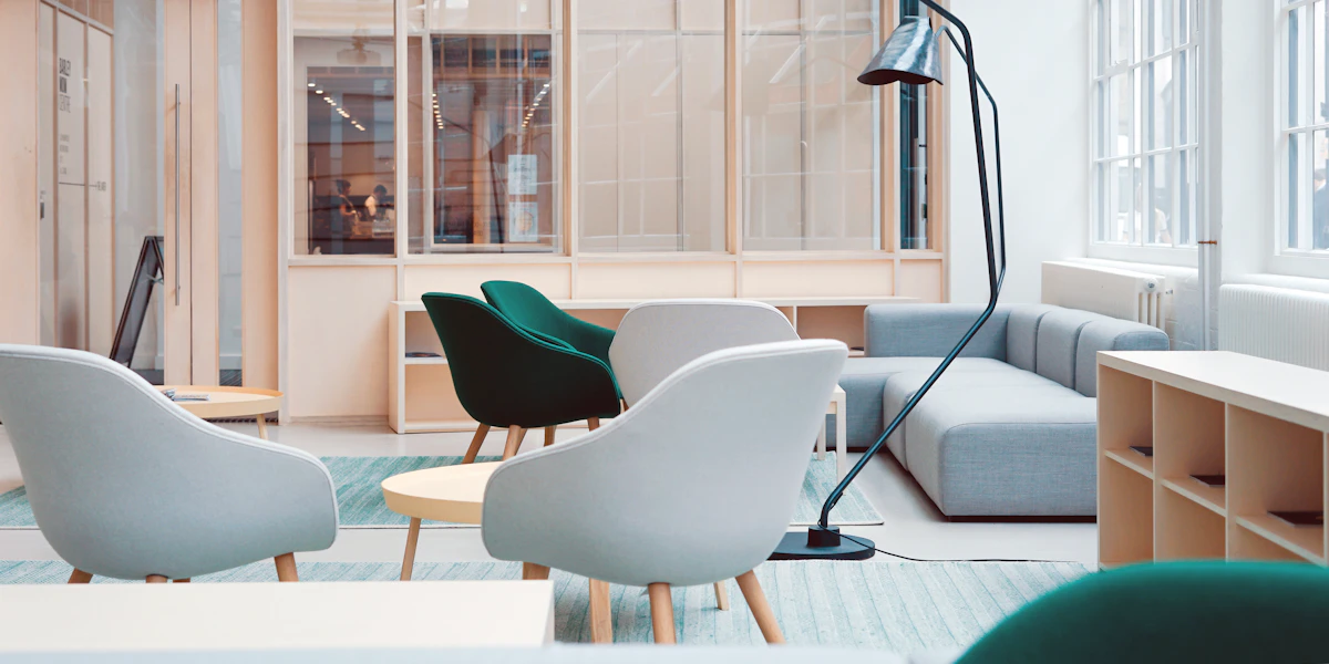 Office interior in a Miami-Dade business park
