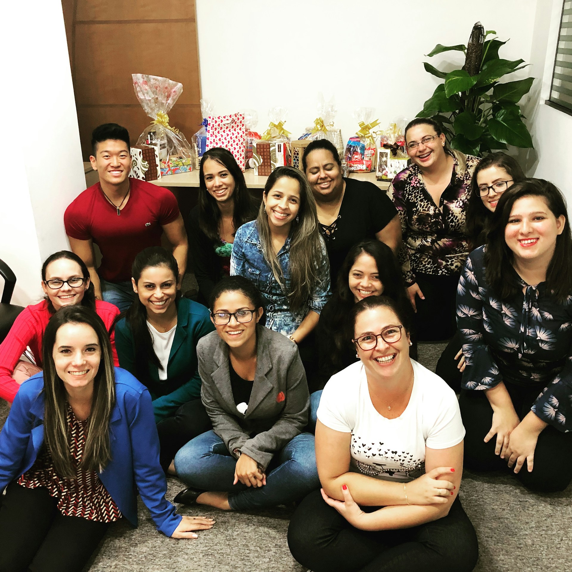 woman wearing yellow long-sleeved dress under white clouds and blue sky during daytime