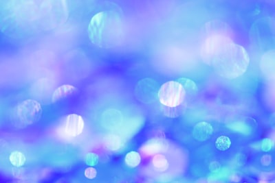 blue and white bokeh lights shiny google meet background