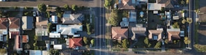 top-view photography of houses at daytime