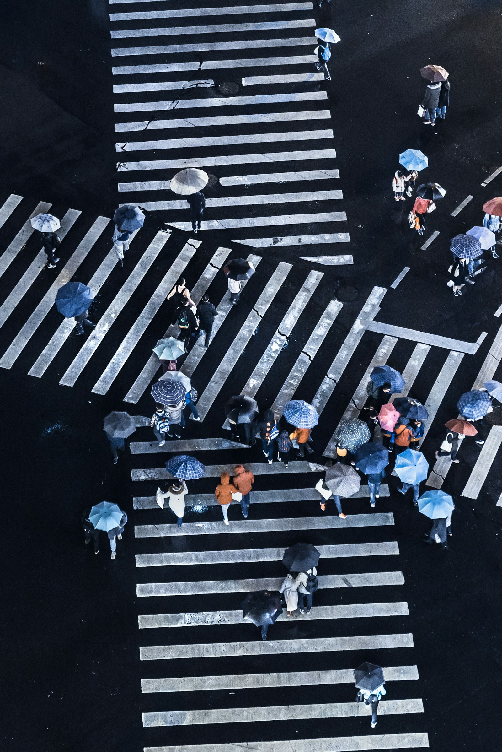 Sony a7S II + Sony FE 24-70mm F2.8 GM sample photo. Group of people crossing photography