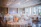 Elegant banquet hall set up for a family celebration with warm lighting and floral decorations.