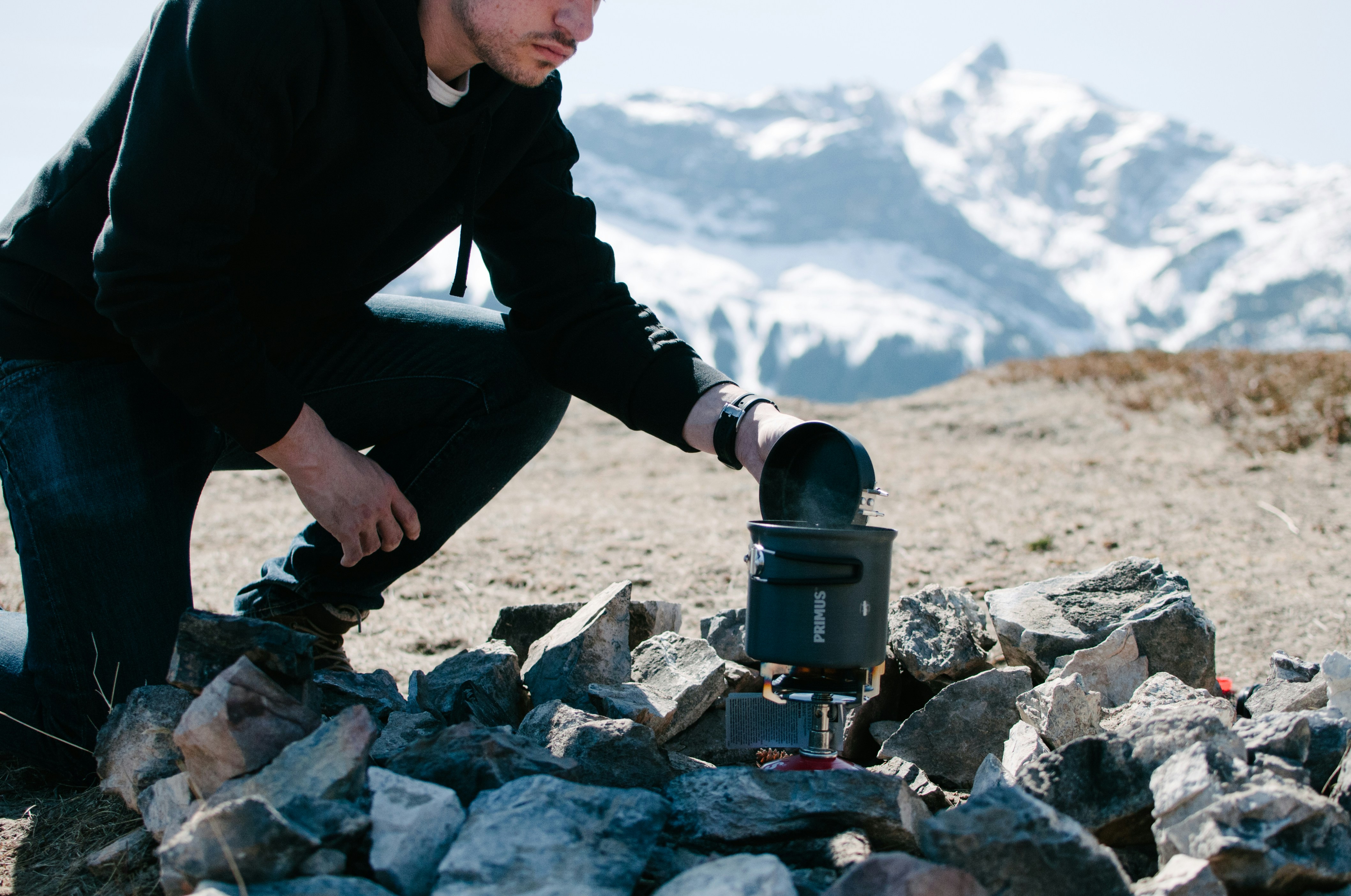 man holding device, Tools of Trade