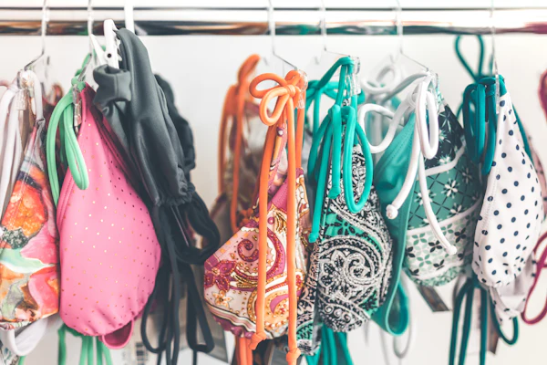 Colorful swimsuits