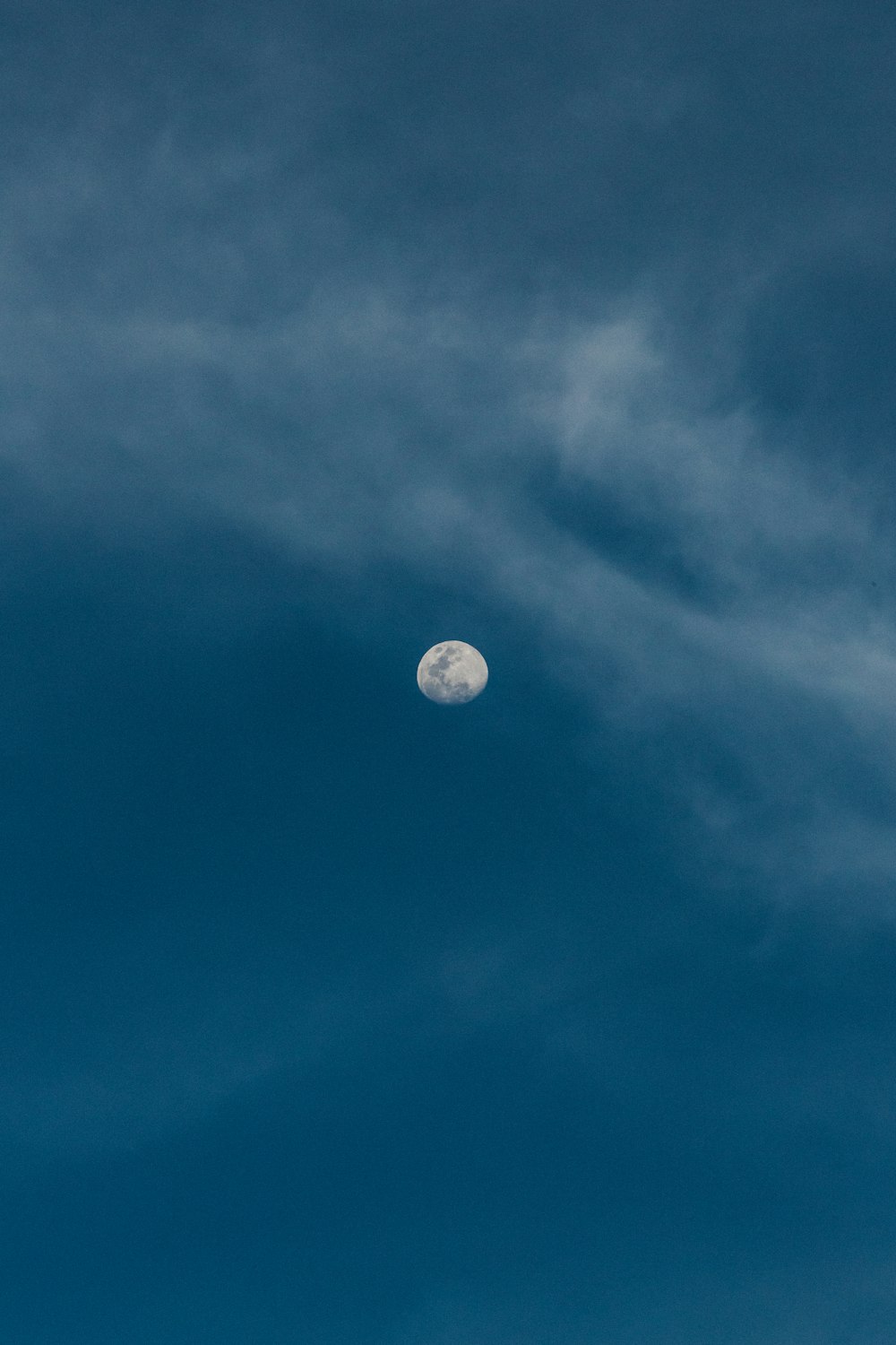 moon over clear sky