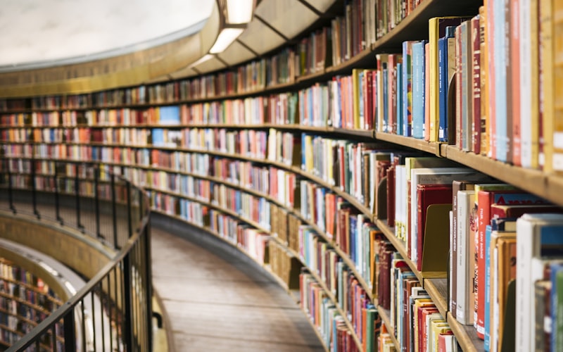 Library books