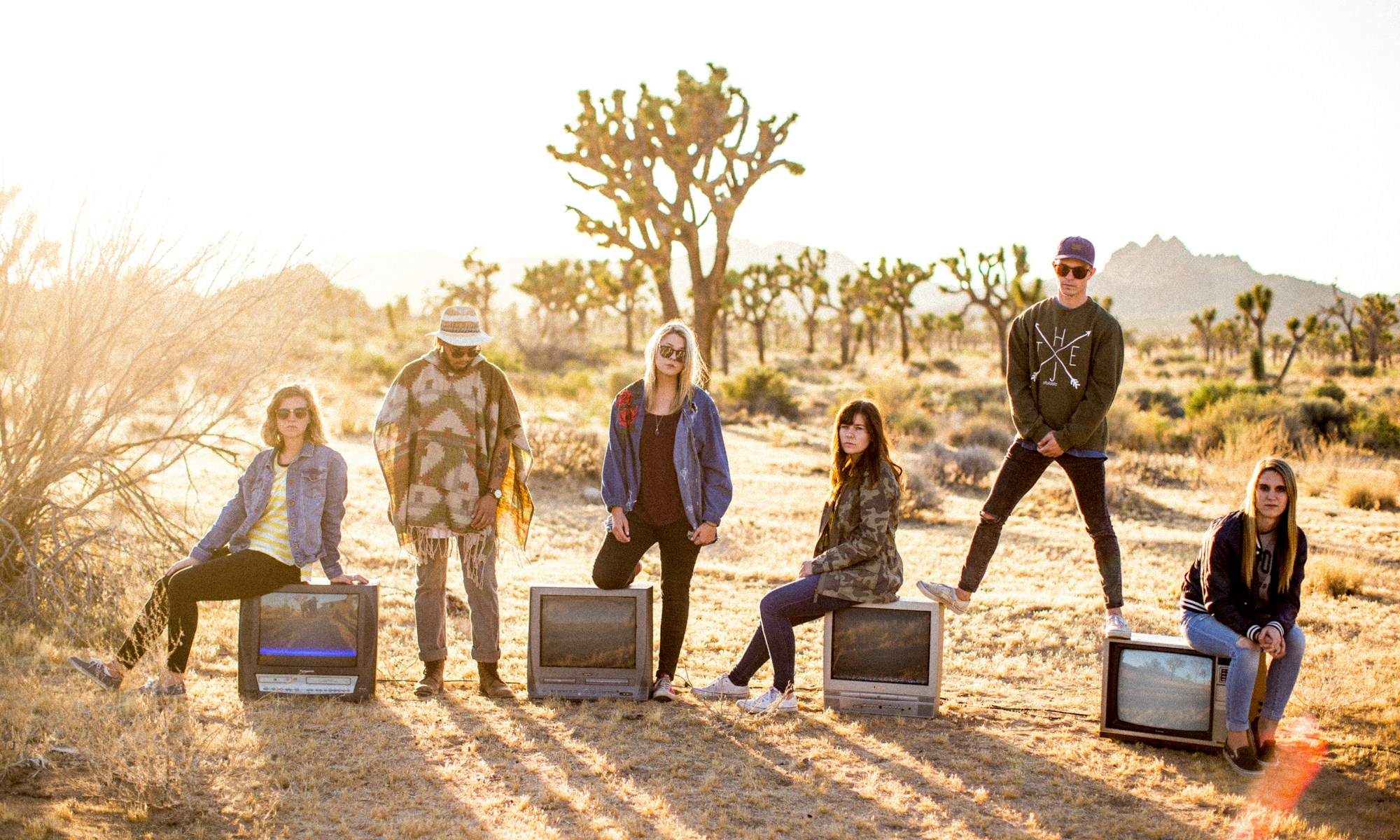 BAFTA Guru Live. group of six people standing on desert