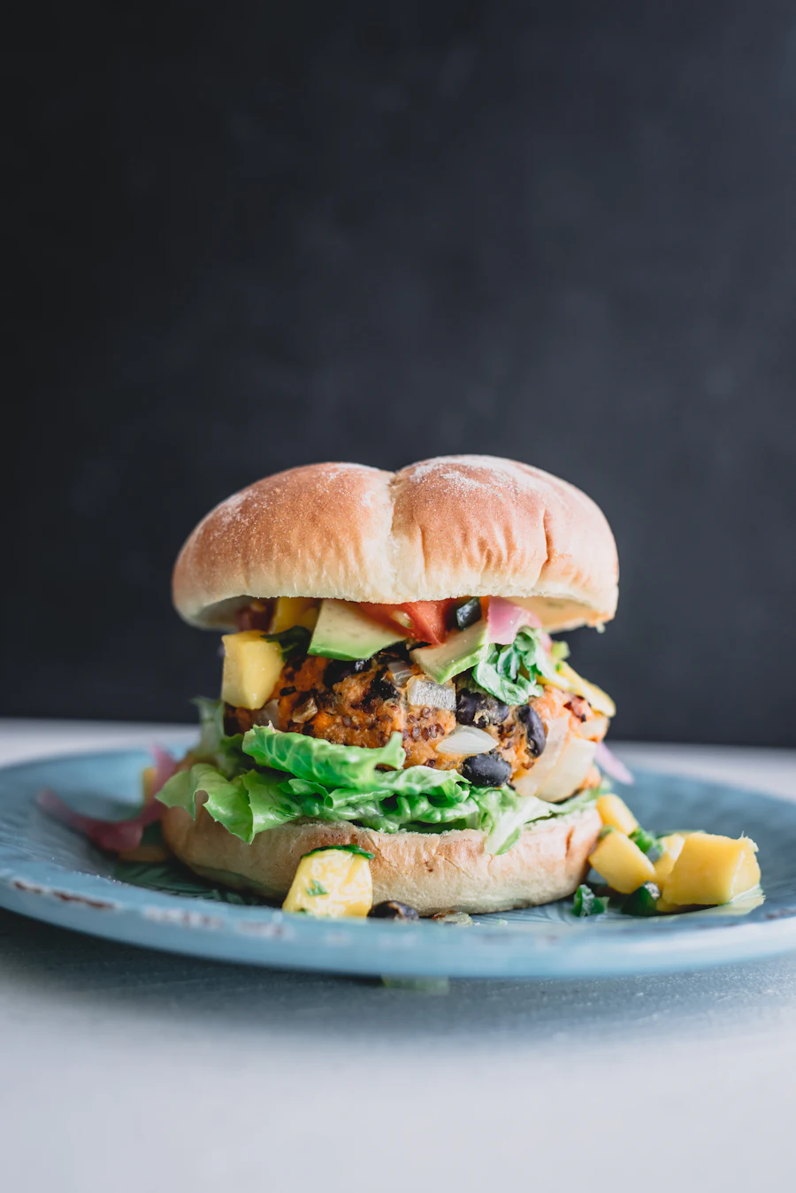 Hamburguesa de falafel