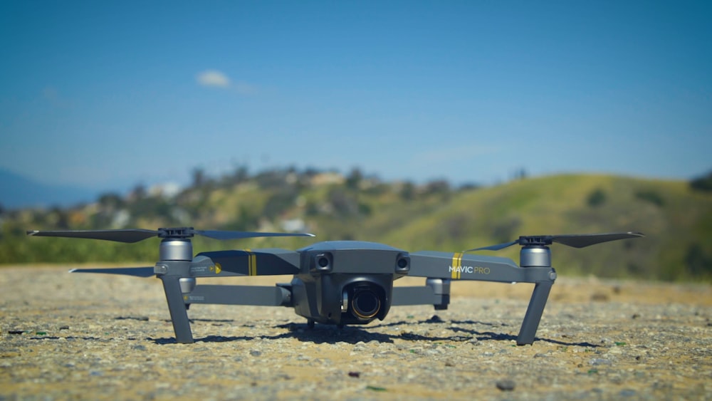 DJI Mavic Pro quadcopter on ground