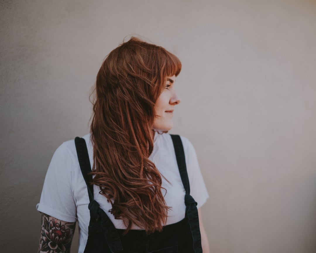 smiling woman looking forward