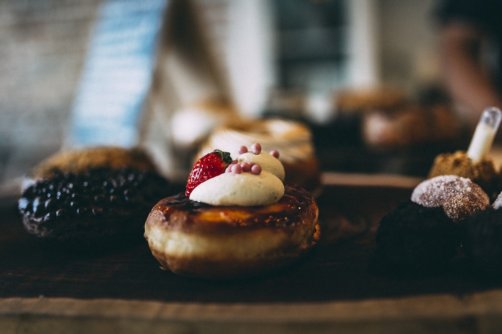 foto de closeup de cookies