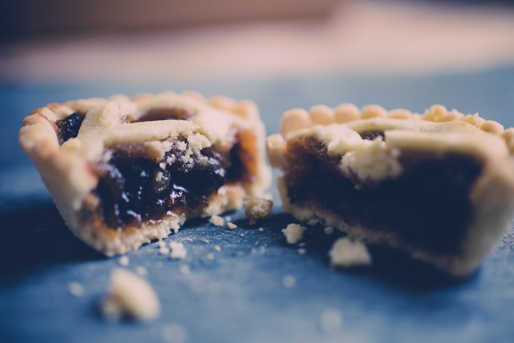 selective focus photography of baked pie