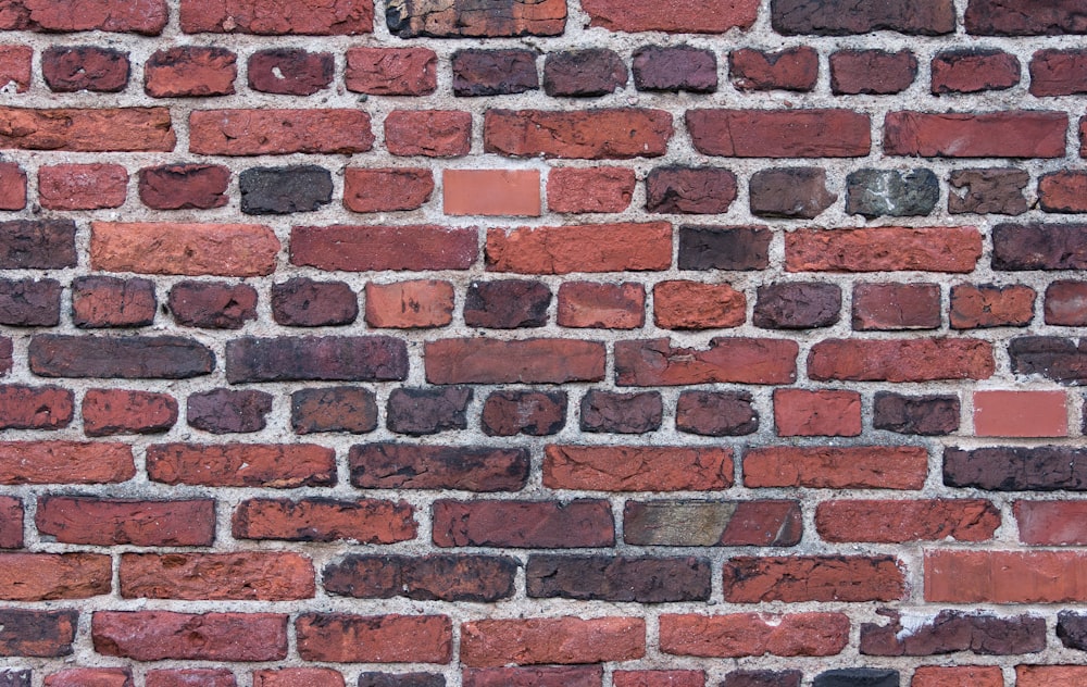 brown and black concrete brick wall