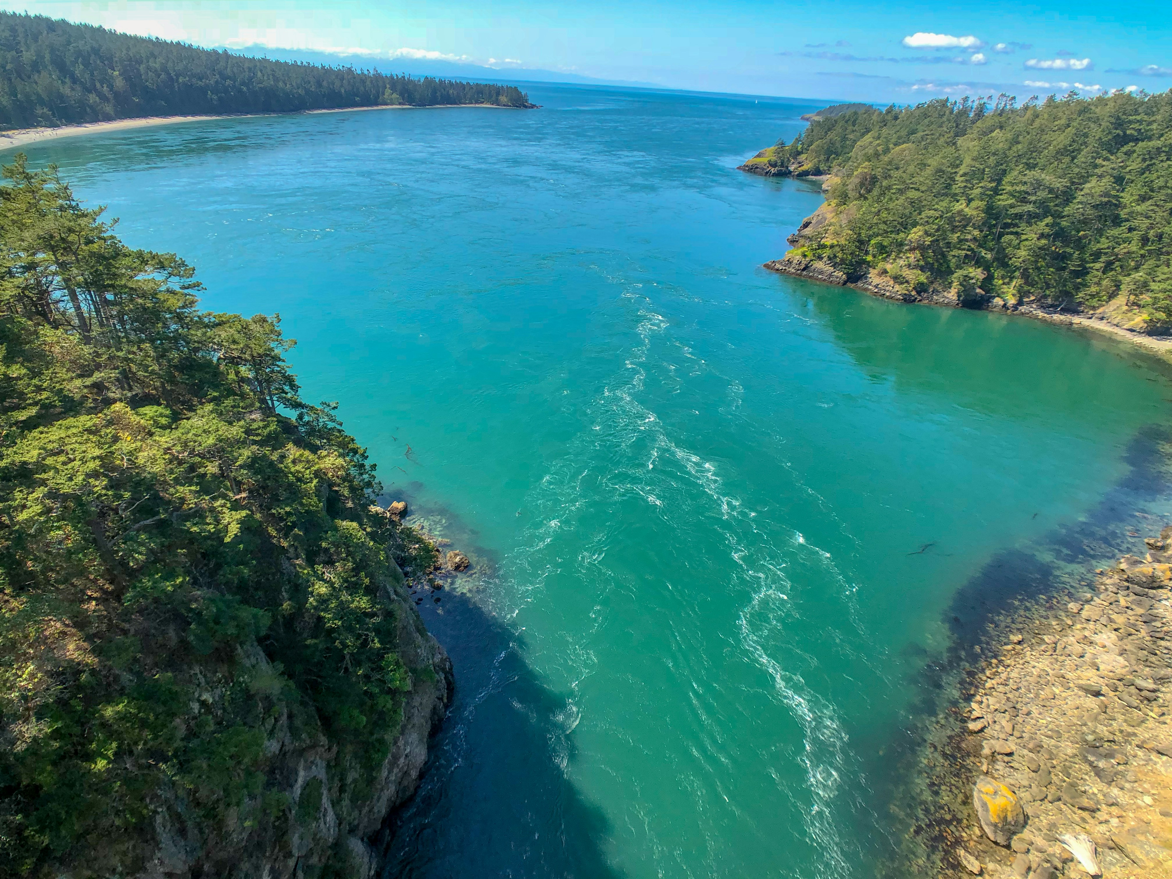 Aguas turquesas de Lagoa Azul