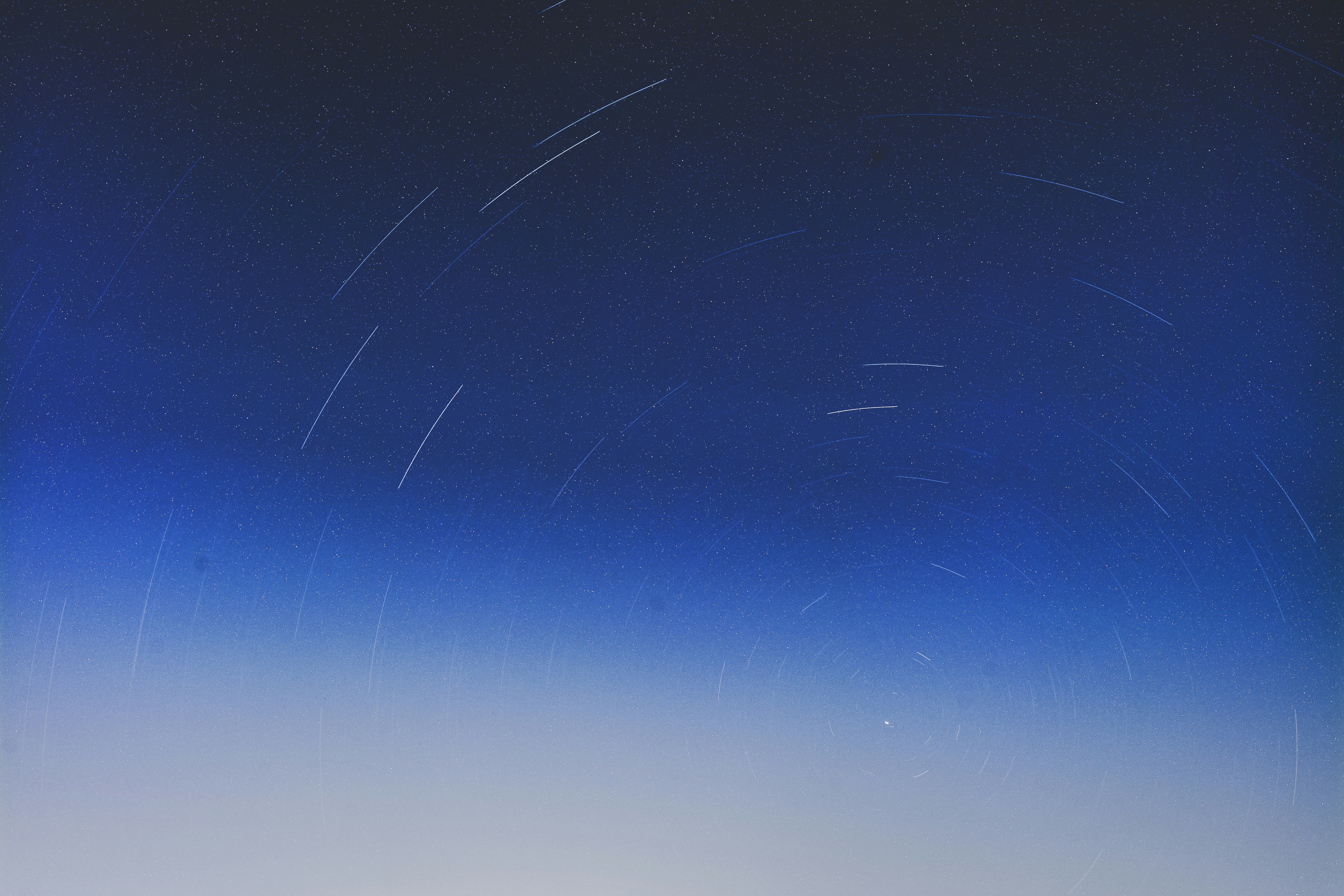 Night sky image with star trails